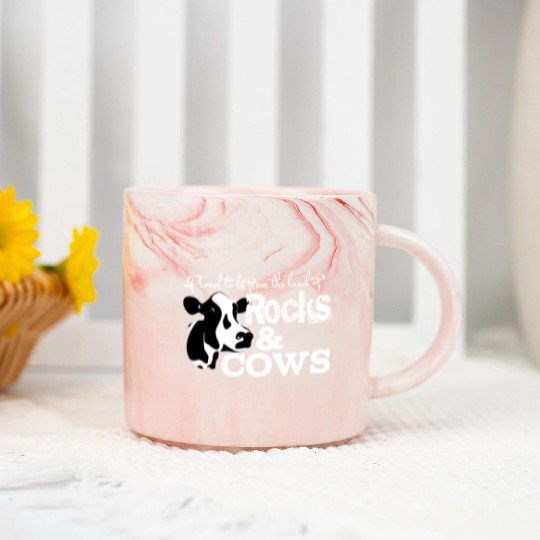 Rocks & Cows Rural Minnesota Marble Mugs