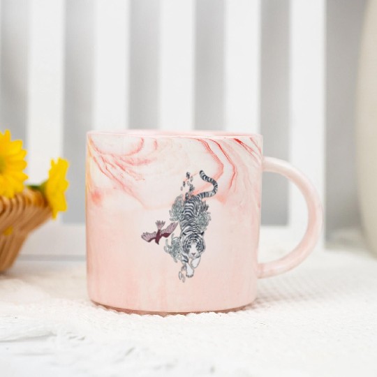Unique Japanese spirit Tiger | My spirit Animal Marble Mugs