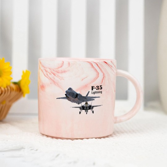 F-35 Marble Mugs