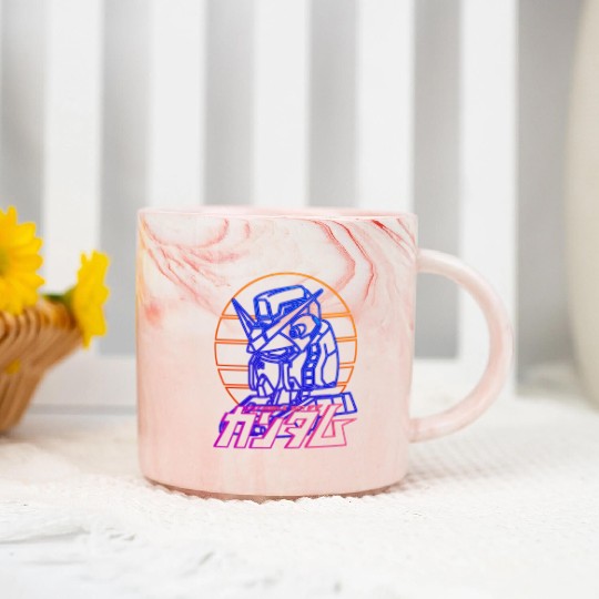 gundam rx 78 Marble Mugs