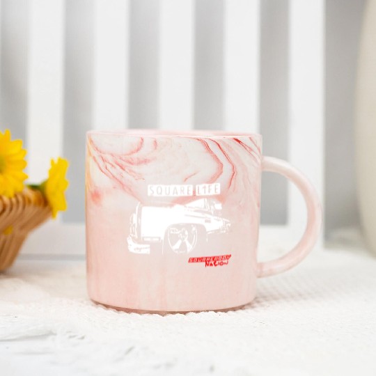 Square Body Nation Life Squarebody Marble Mugs