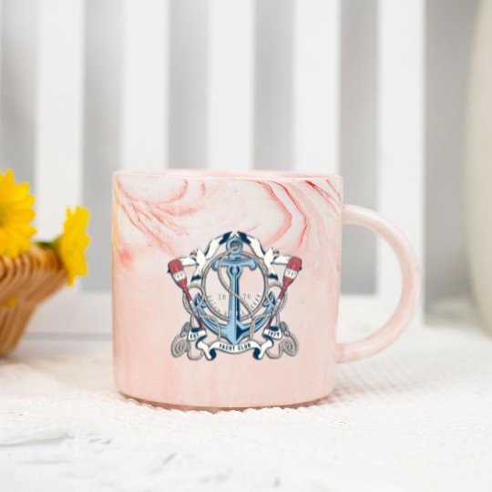 Yacht Club - Awesome sailor Gift Marble Mugs