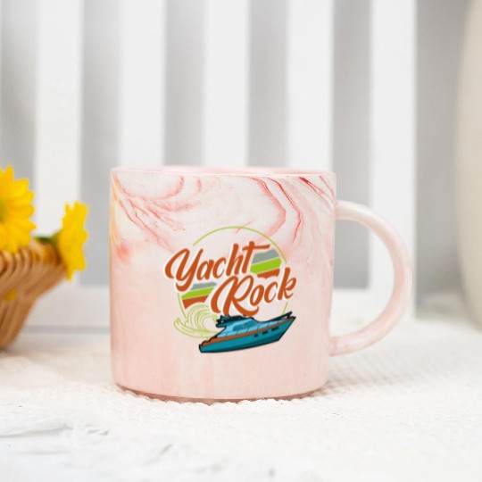 Mega Yacht, Mega Yacht Yacht, rock Marble Mugs