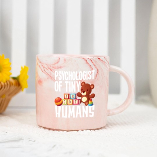 Psychologist Of Tiny Humans School psychologist Marble Mugs