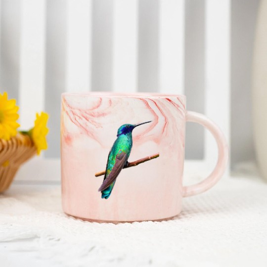 Hummingbird Marble Mugs