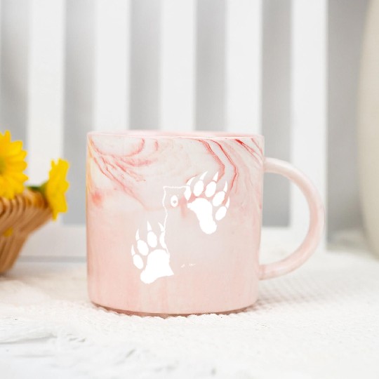 Grizzly Bear Marble Mugs
