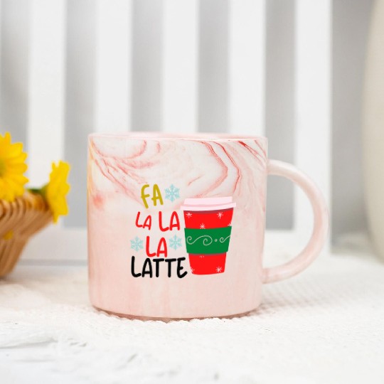FA La La La Latte Marble Mugs