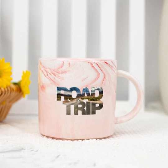 Road Trip Marble Mugs