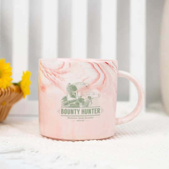 Boba Fett and son Bounty hunter Marble Mugs