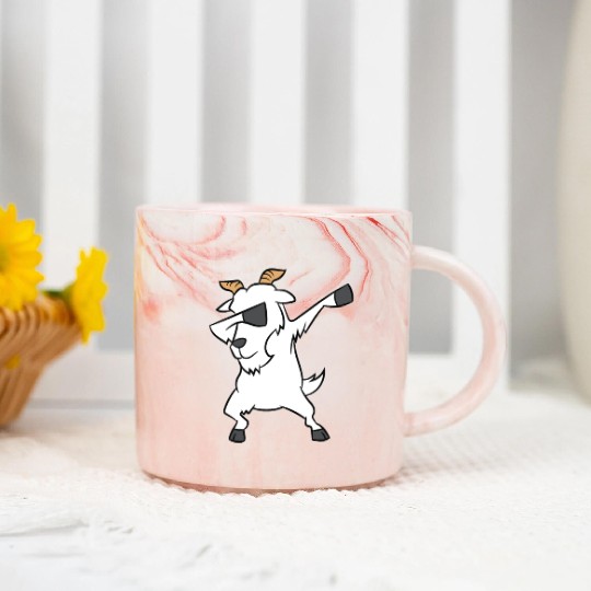 Goats Kids Funny Dabbing Goat Love Goats Marble Mugs
