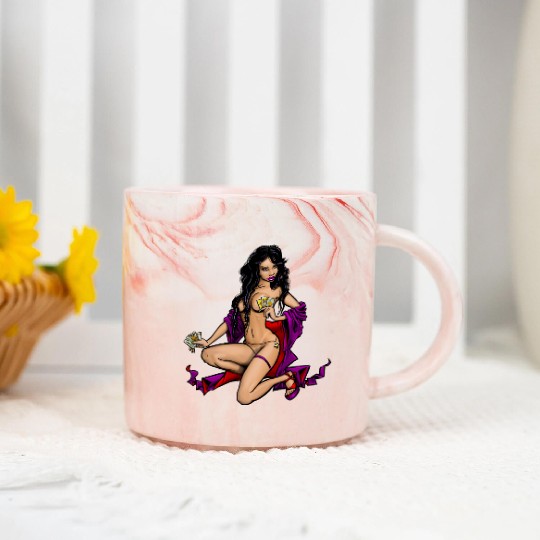 Tarot witch Marble Mugs