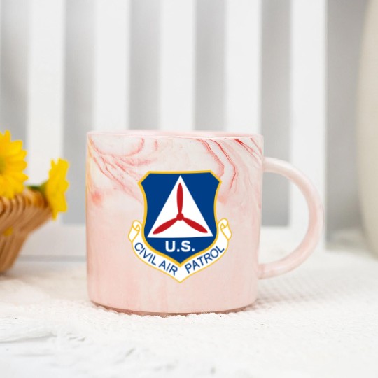 Civil Air Patrol Logo Air Force Cap Military Veter Marble Mugs