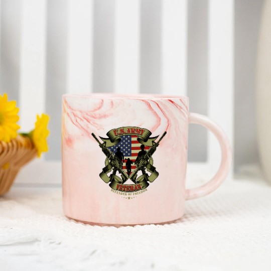 US Army Veteran Marble Mugs