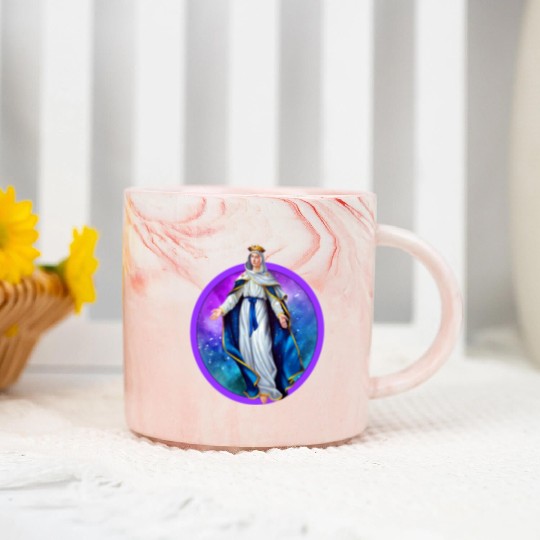 Mary Our Lady of Perpetual Help Mother of God Marble Mugs