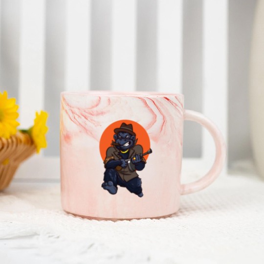 Animal Gorilla Kingpin Marble Mugs