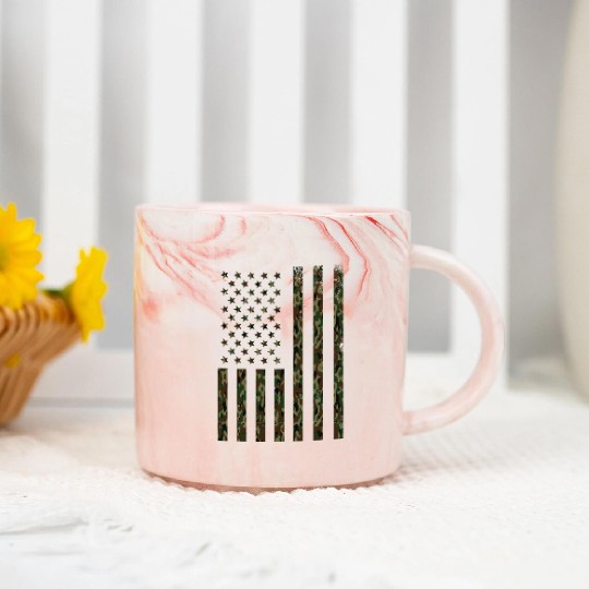 Army Flag Marble Mugs