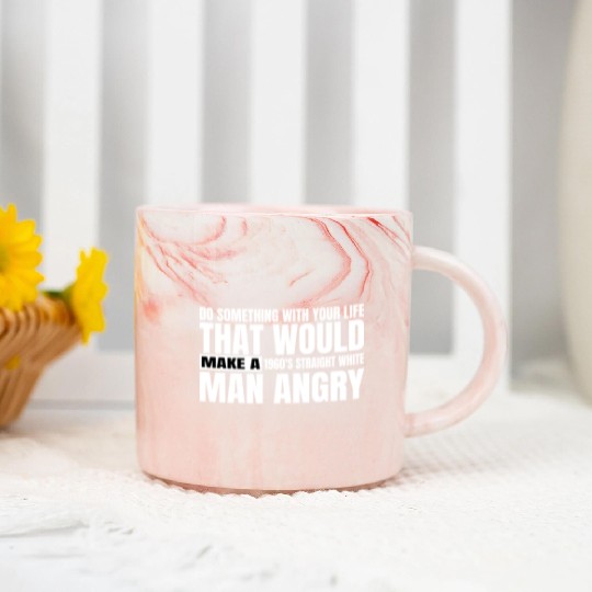 rude sx pro-choice justice trump black girls rule Marble Mugs