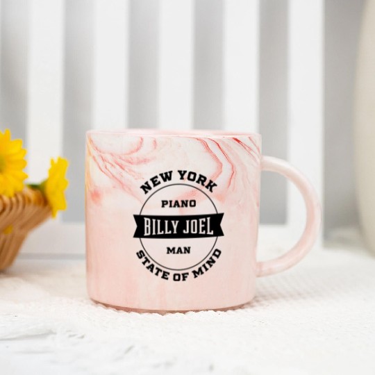 Billy Joel - New York State of Mind Marble Mugs