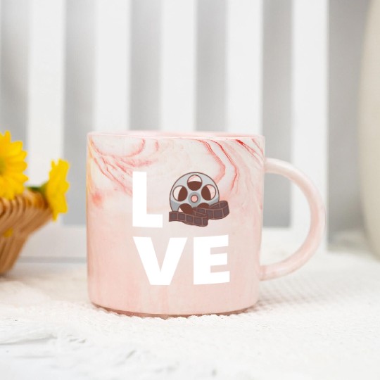 MOVIE WATCHING / CINEMA: love movies Marble Mugs