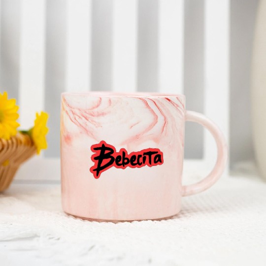 Bebecita Real Hasta La Muerte Anuel Design Marble Mugs
