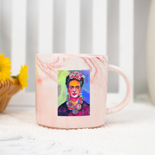 Frida Kahlo Marble Mugs