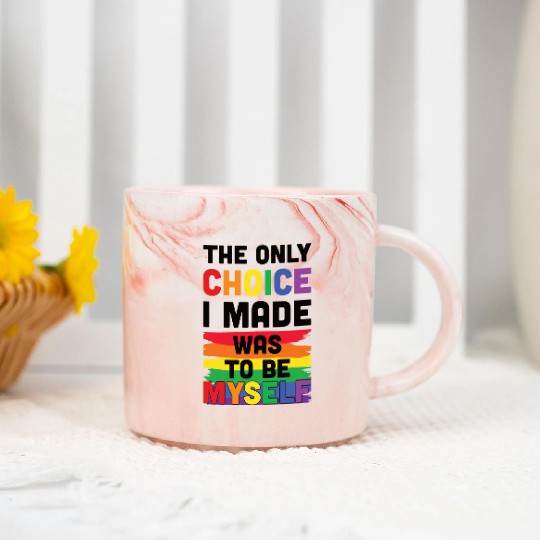 LGBTQ Gay | Coming Out Pride Month Gift Idea Marble Mugs