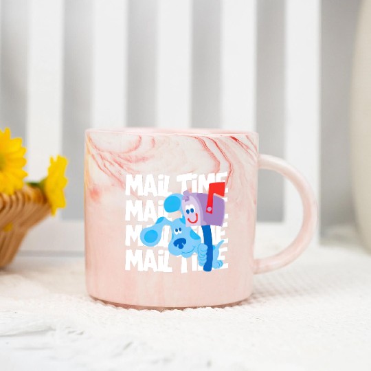 Mail Time With Blues Clues Marble Mugs