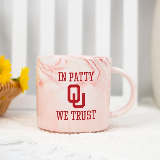 In Patty We Trust Oklahoma Softball Championship Marble Mugs