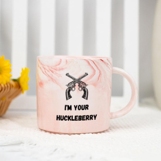 I'm Your Huckleberry Marble Mugs
