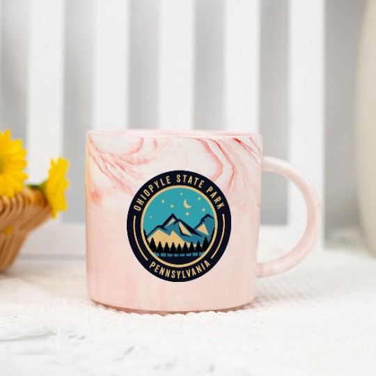 Ohiopyle State Park Pennsylvania Marble Mugs