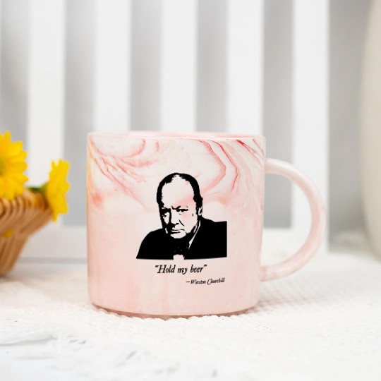 Winston Churchill World War 2 Marble Mugs