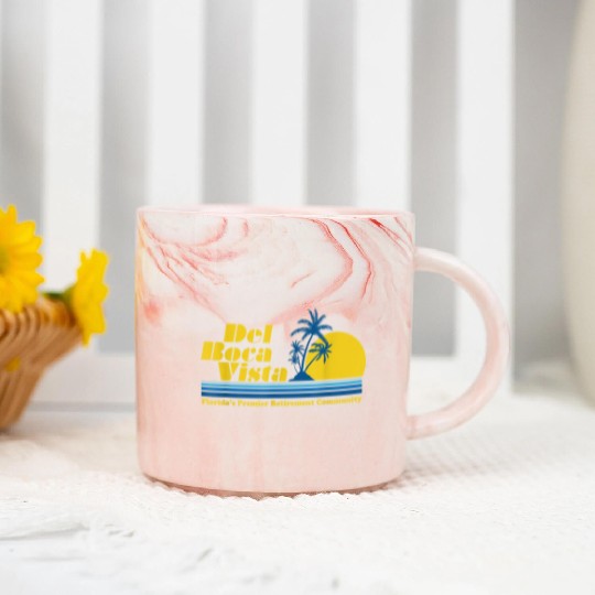 Del Boca Vista Retirement Community Funny No 2376 Marble Mugs