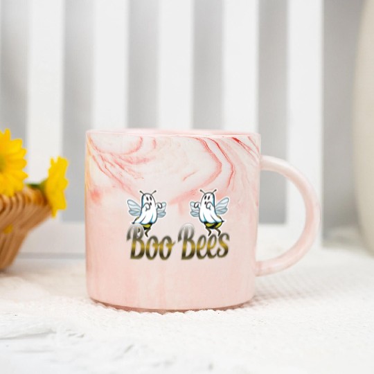 Boo Bees funny ambiguous gift Marble Mugs