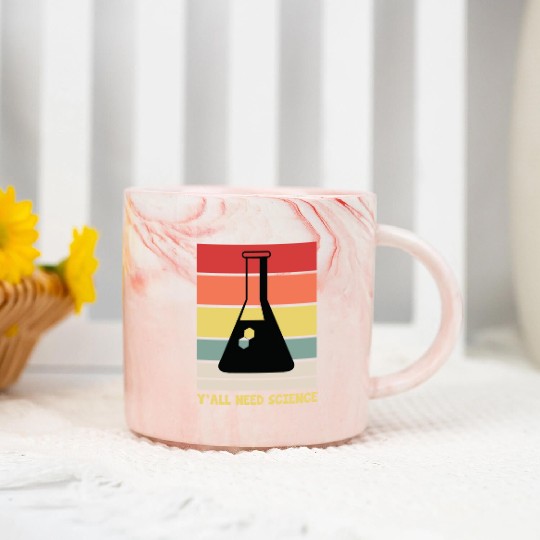 Y All Need Science Puns Cool Gifts For Geek Genius Marble Mugs