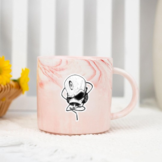 Skull Crusher Marble Mugs