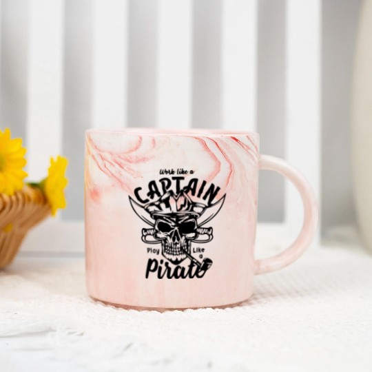 Play like a Pirate Marble Mugs