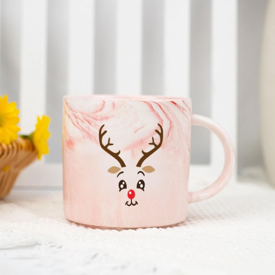 Near and deer To My Heart Gift for Gun Hunting Fan Marble Mugs