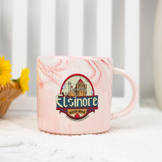 Elsinore Beer 1983 Marble Mugs