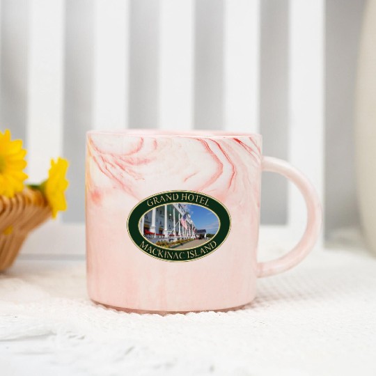 Grand Hotel on Mackinac Island, Michigan Marble Mugs