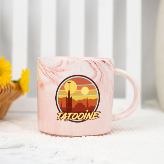 TATOOINE HOLIDAY Marble Mugs