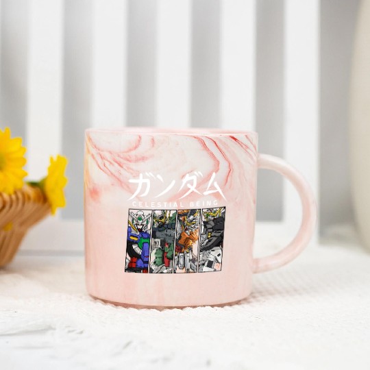 GUNDAM 00 Celestial Being Marble Mugs