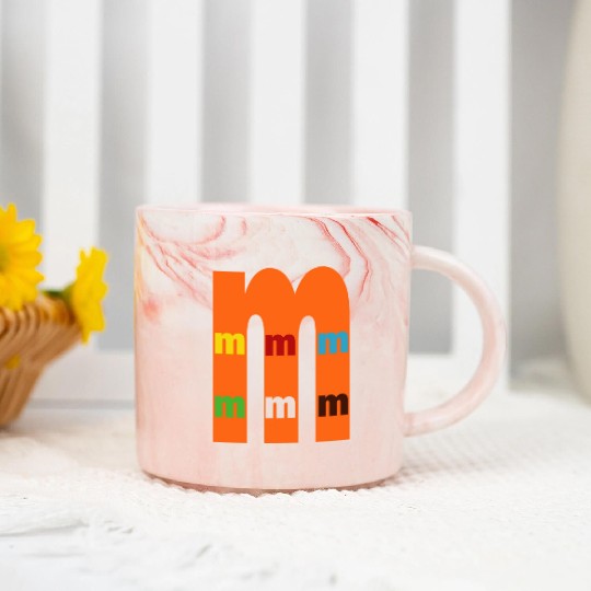 candy, chocolate, sweet, m&ms, Marble Mugs