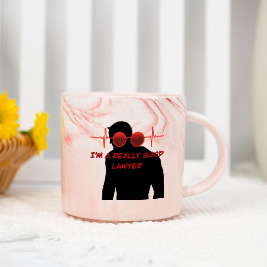 Daredevil heart beat no way home body shadow Marble Mugs