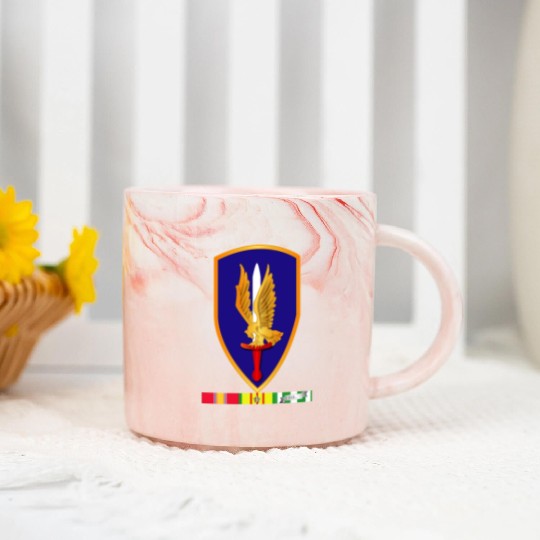Army 1st Aviation Brigade Vietnam w SVC wo Txt Marble Mugs