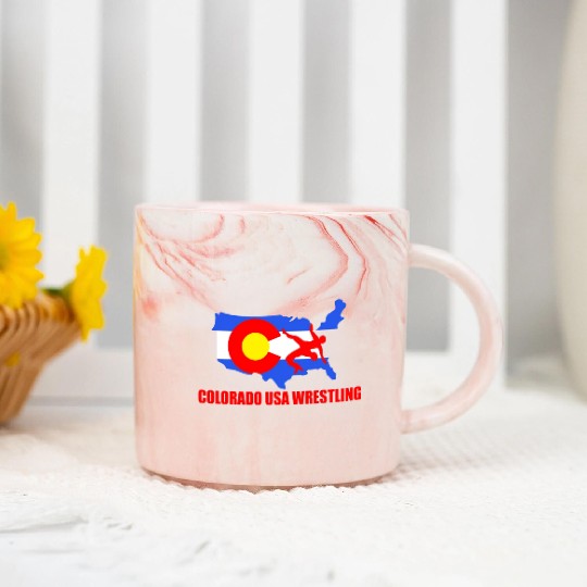 Team USA Wrestling Colorado Division Marble Mugs