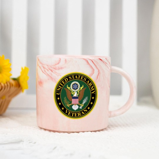 Army US Army Veteran Marble Mugs
