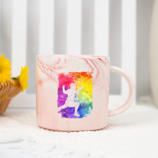 Fencing Retro Marble Mugs