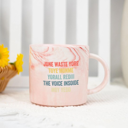 B182 I miss You Marble Mugs
