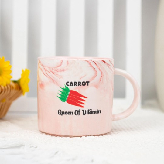 carrot vegetable Marble Mugs