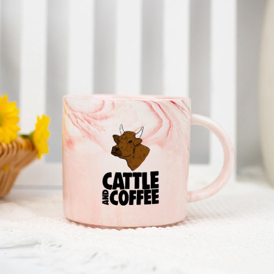 Cattle And Coffee Marble Mugs